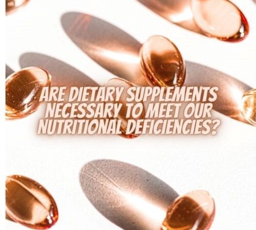 Are Dietary Supplements Required to Meet Our Nutritional Needs?