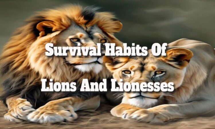 Survival Habits of Lions and Lionesses